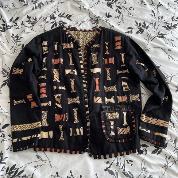 Patterned Cardigan with multiple prints !! - Picture 1 of 4
